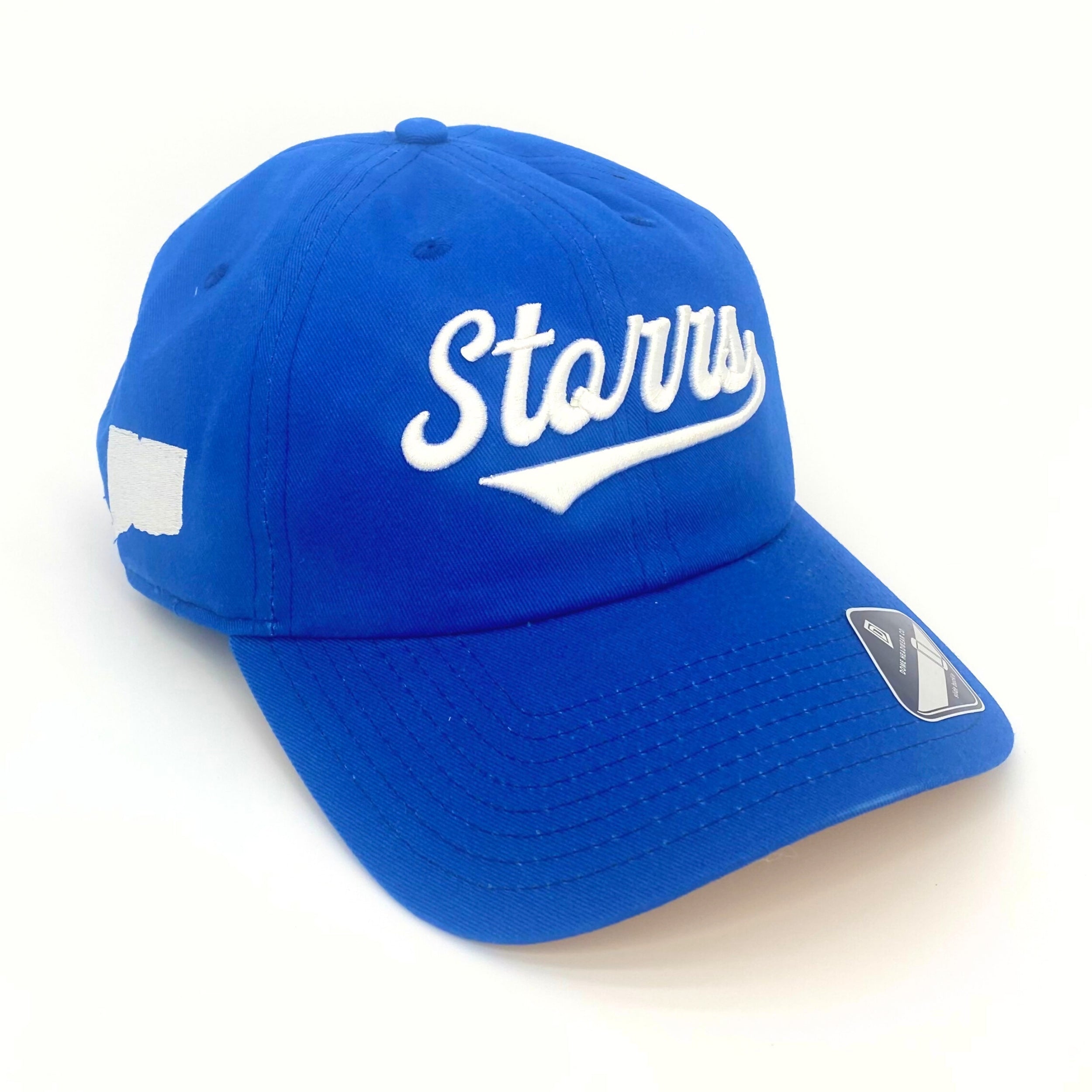 Storrs Script Dad Hat (Royal/White)