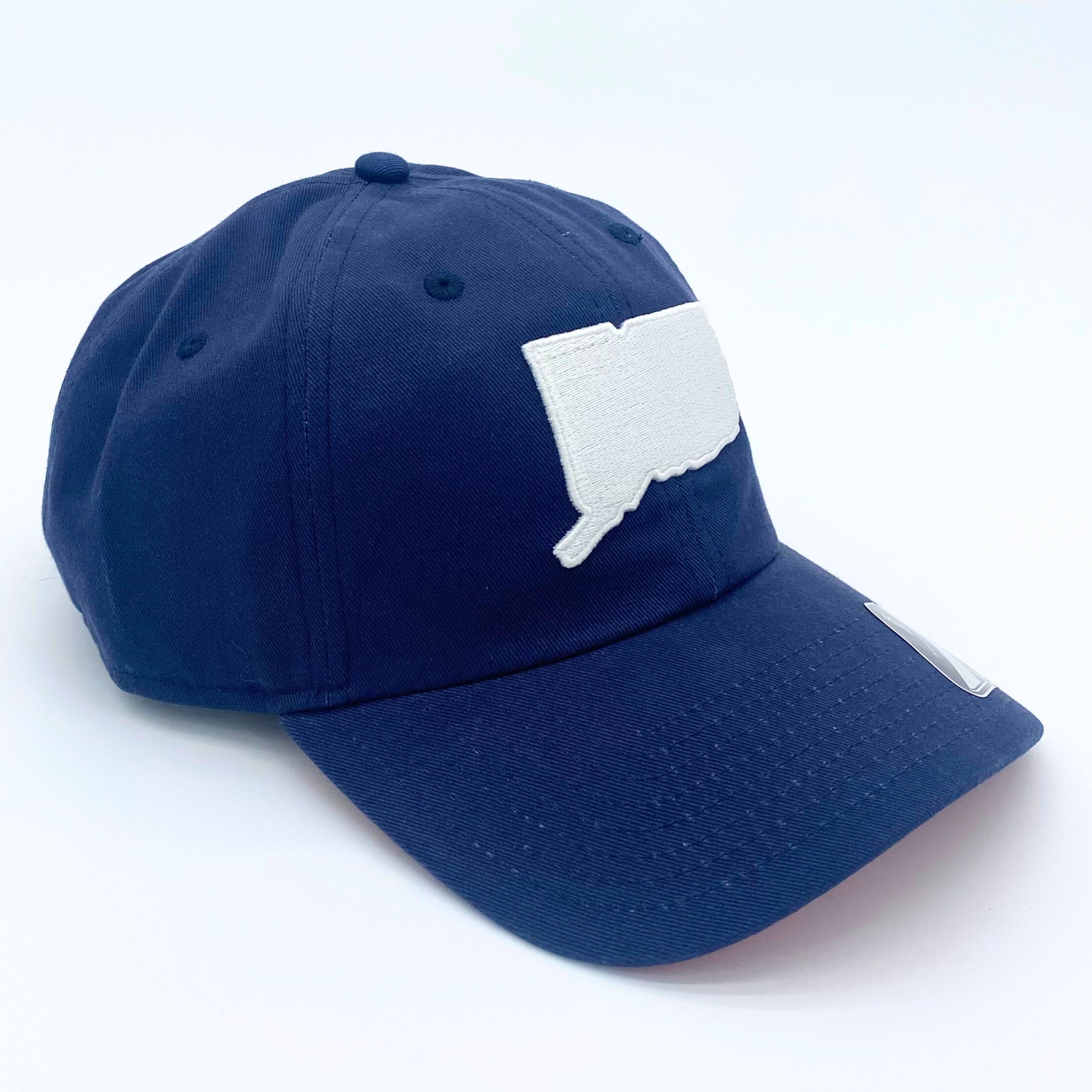 CT State Dad Hat (Navy/White)