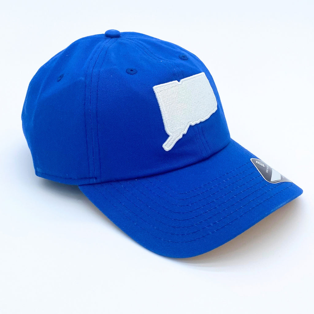 CT State Dad Hat (Royal/White)