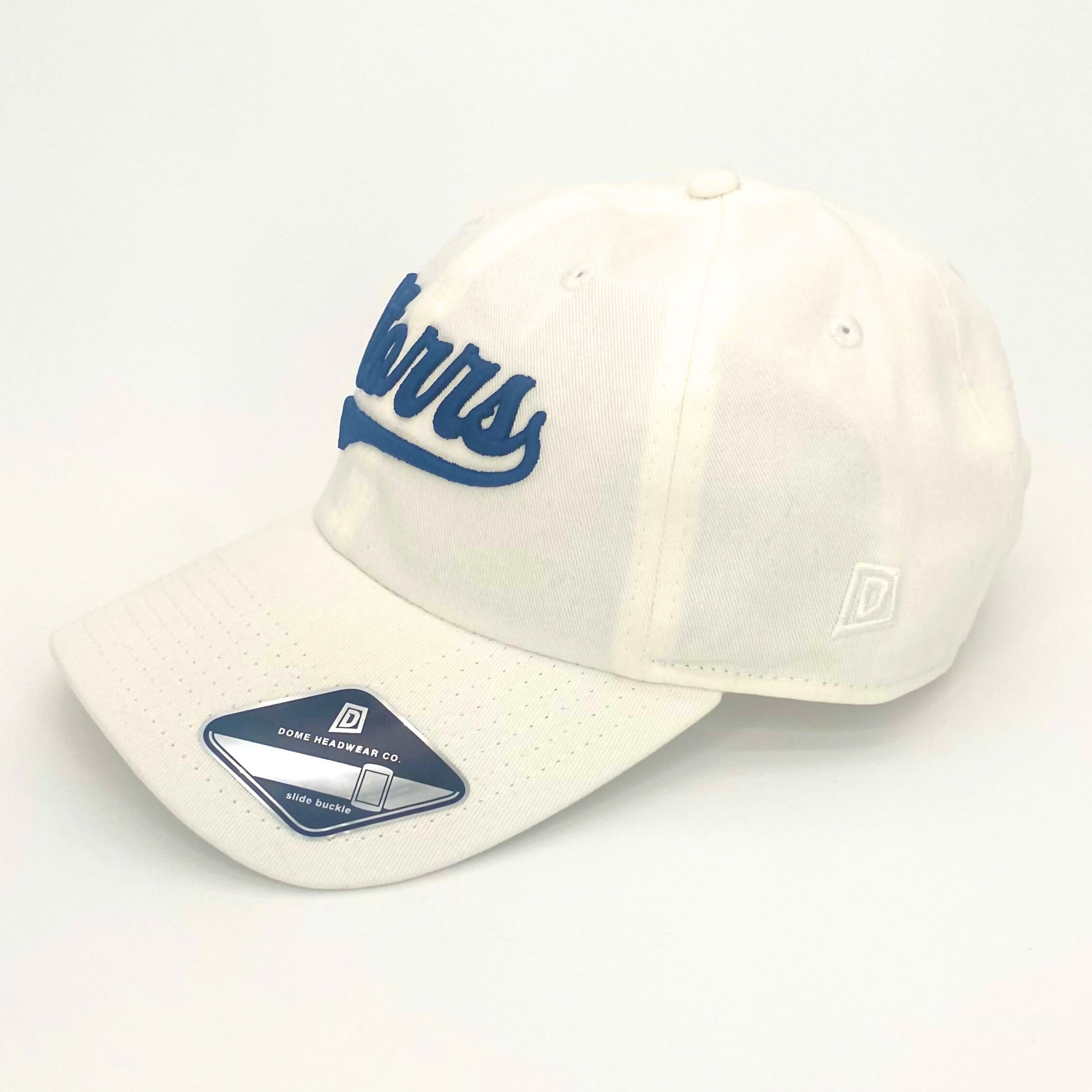Storrs Script Dad Hat (White/Navy)