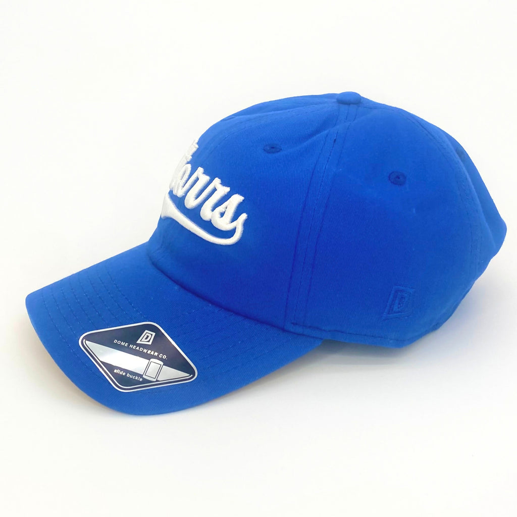 Storrs Script Dad Hat (Royal/White)