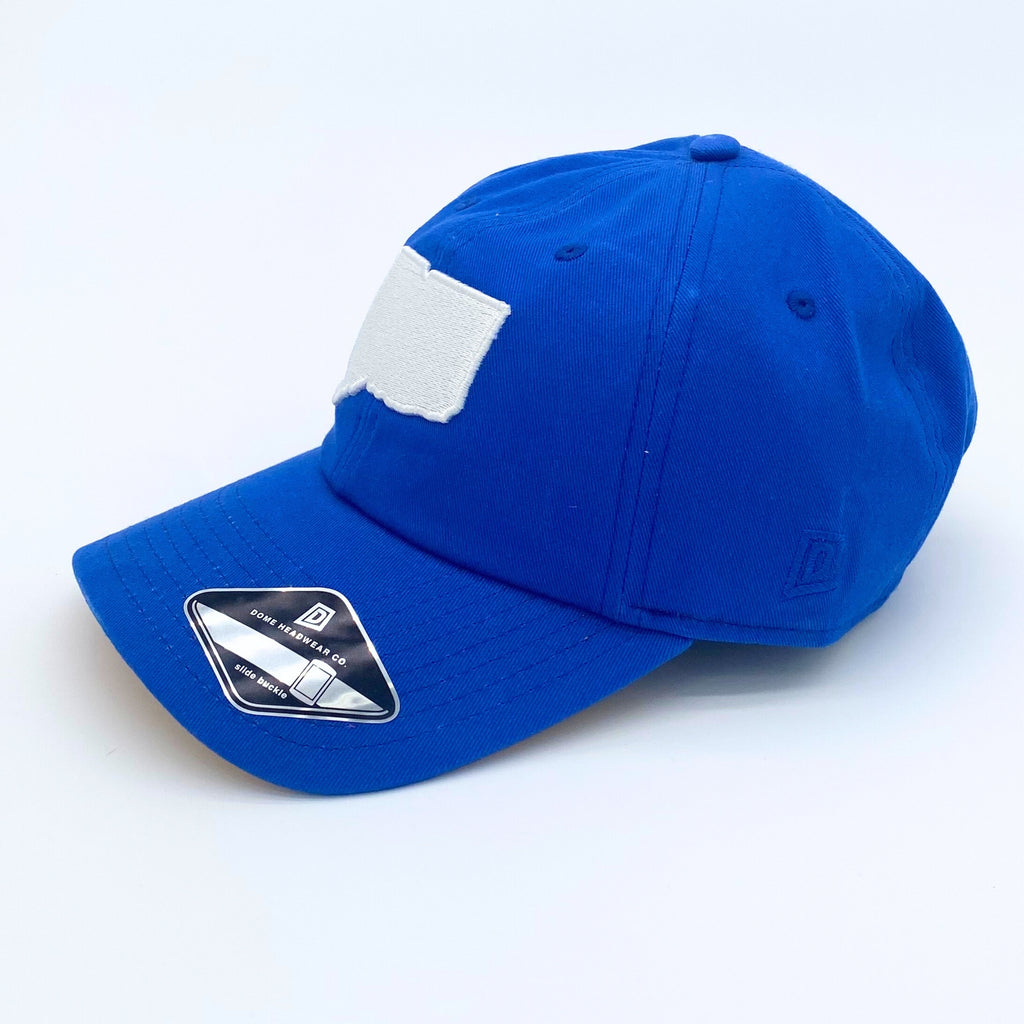 CT State Dad Hat (Royal/White)