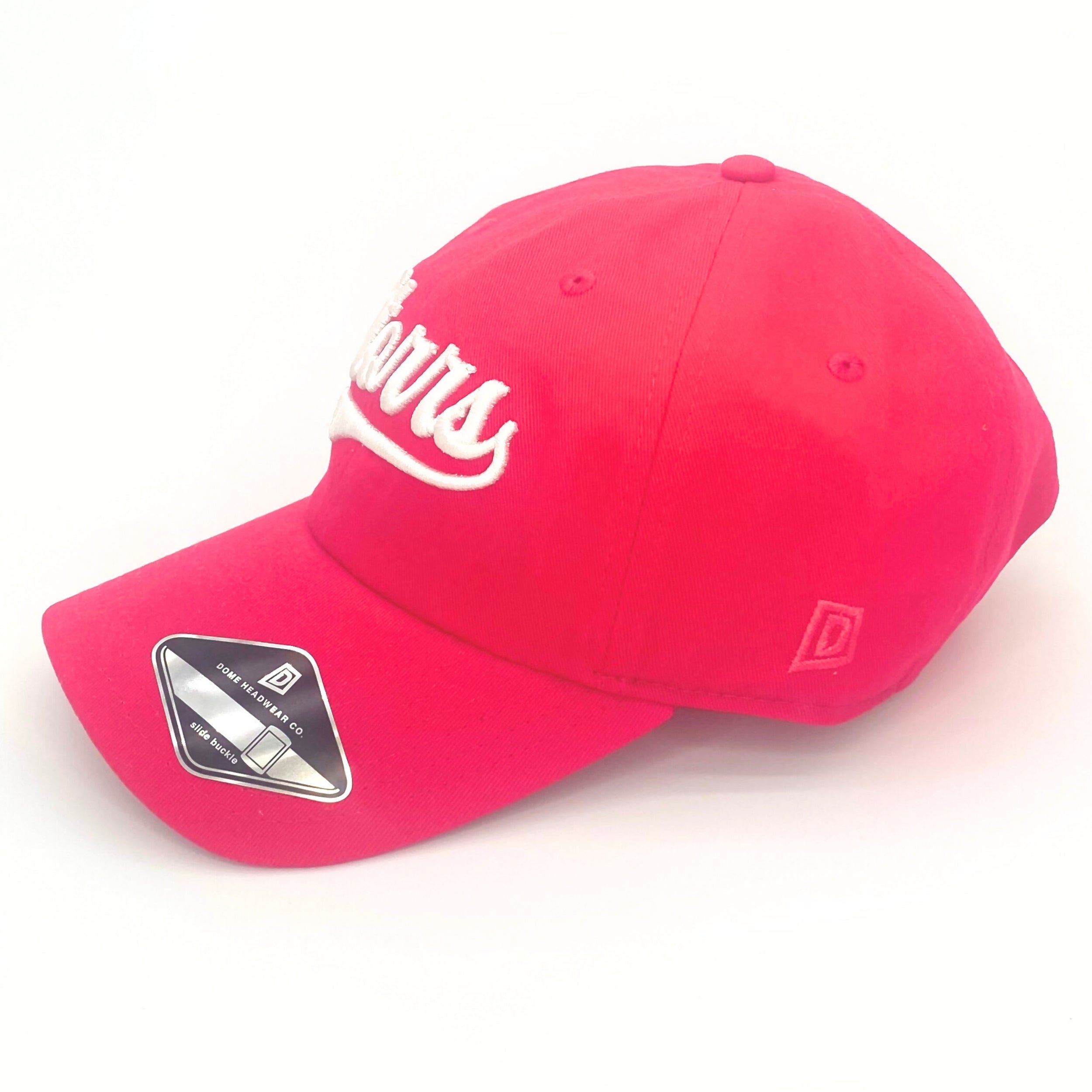 Storrs Script Dad Hat (Pink/White)