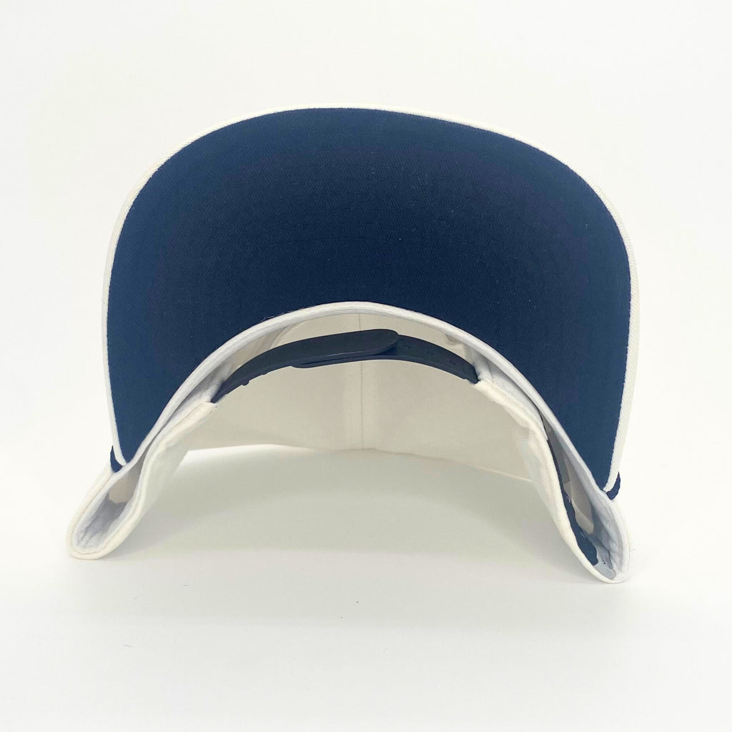 CT State Snapback (White/Navy)