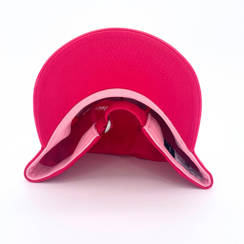 CT State Dad Hat (Pink/White)