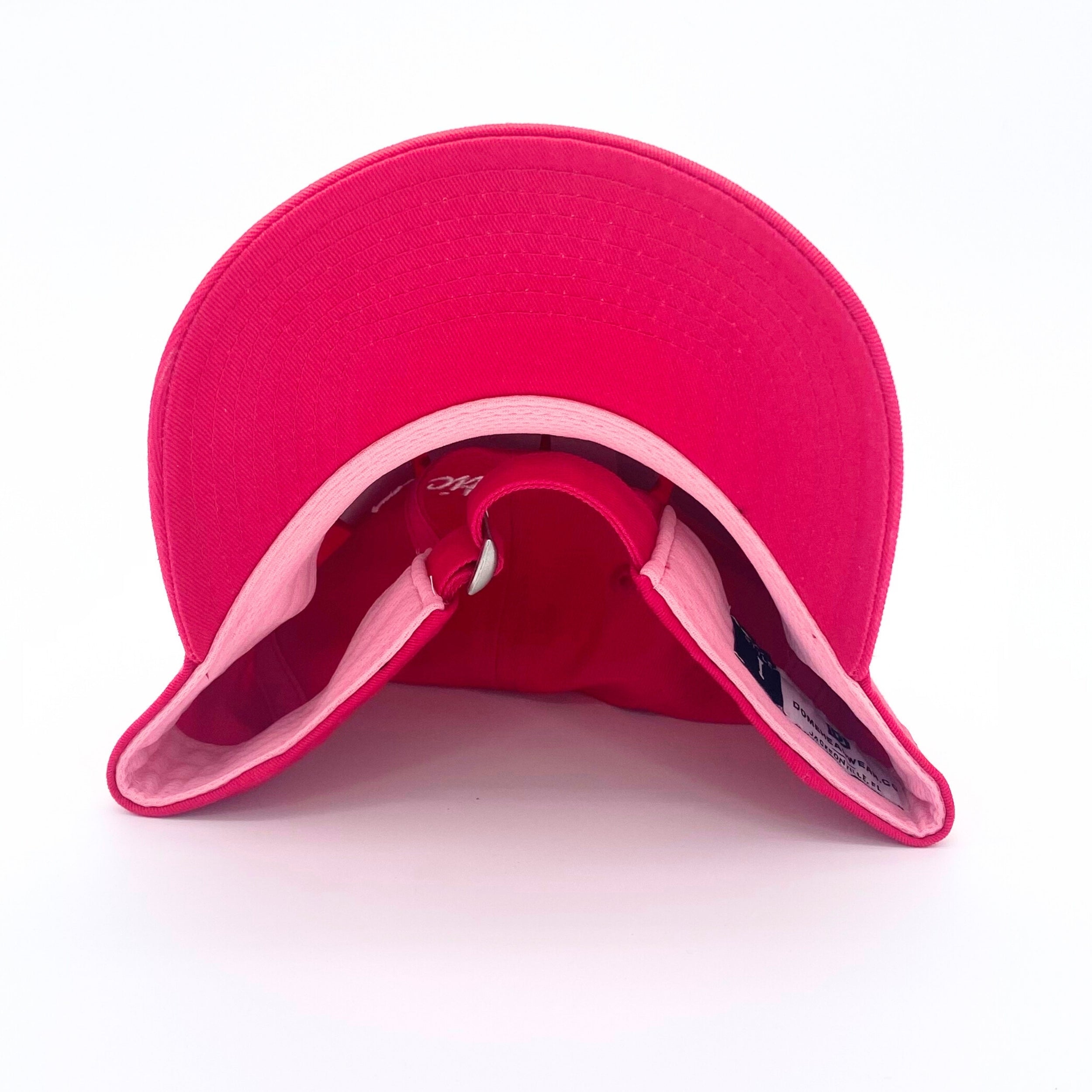 CT State Dad Hat (Pink/White)