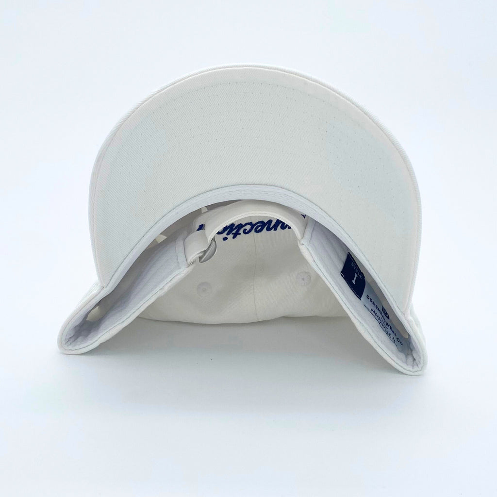 CT State Dad Hat (White/Navy)