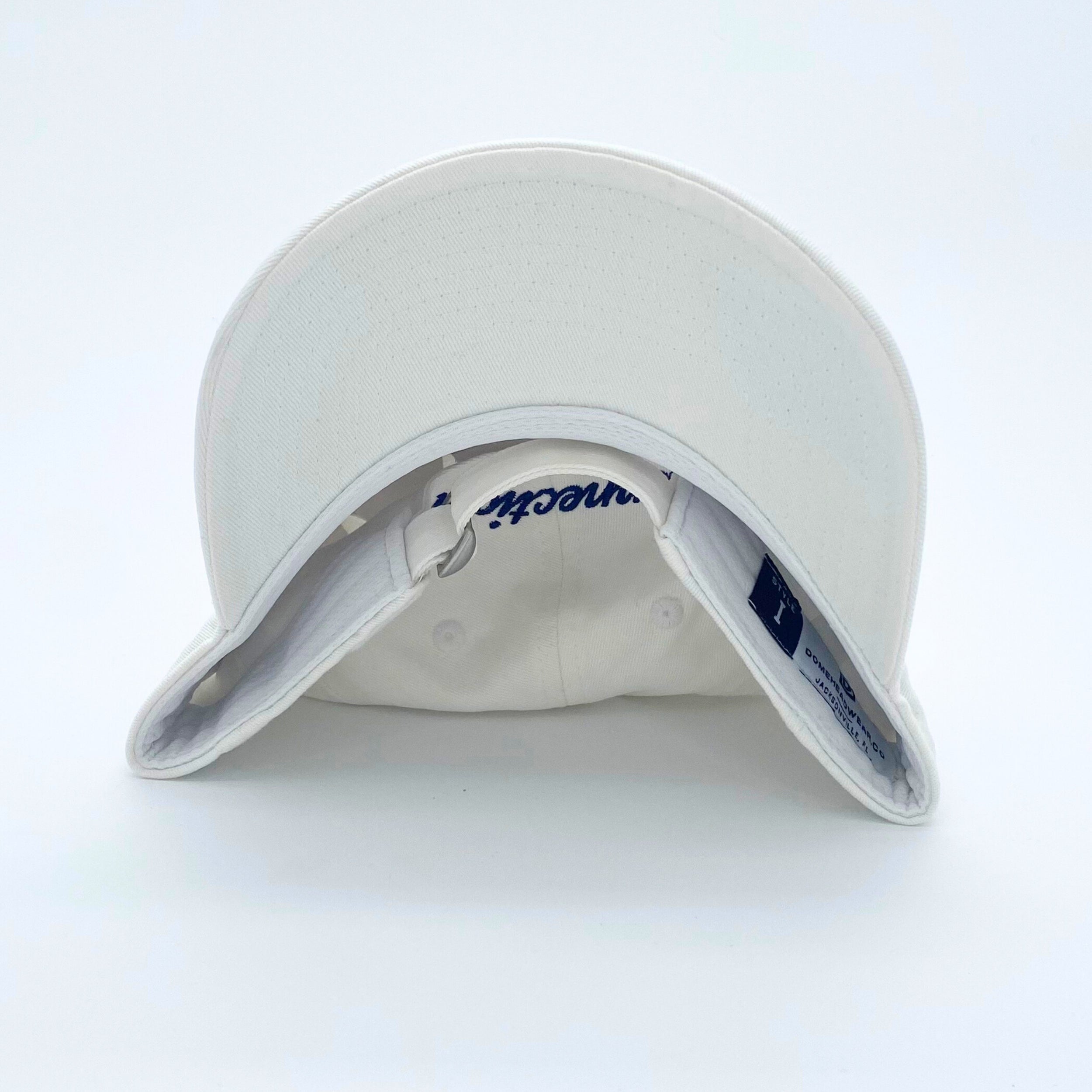 CT State Dad Hat (White/Navy)
