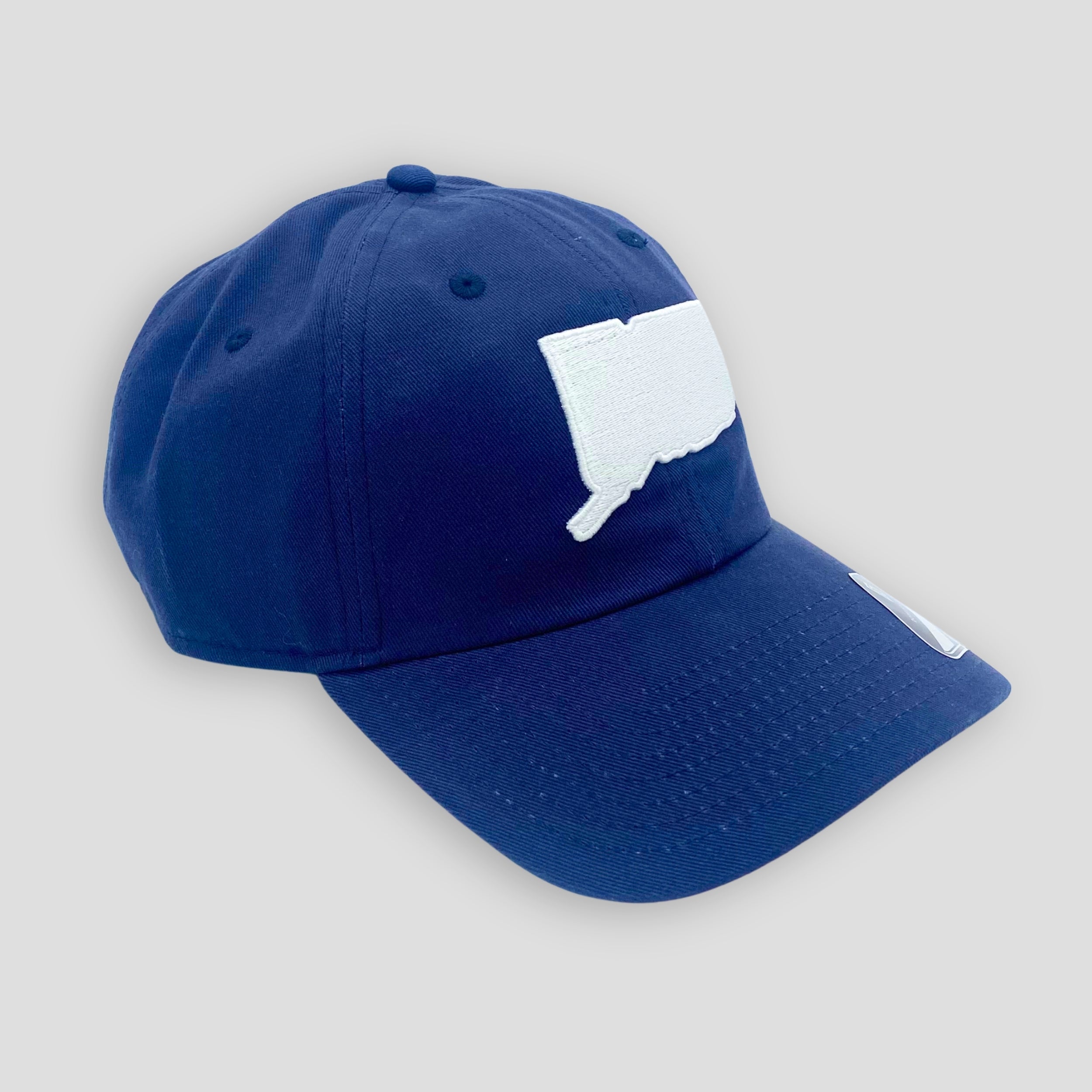 CT State Dad Hat (Navy/White)