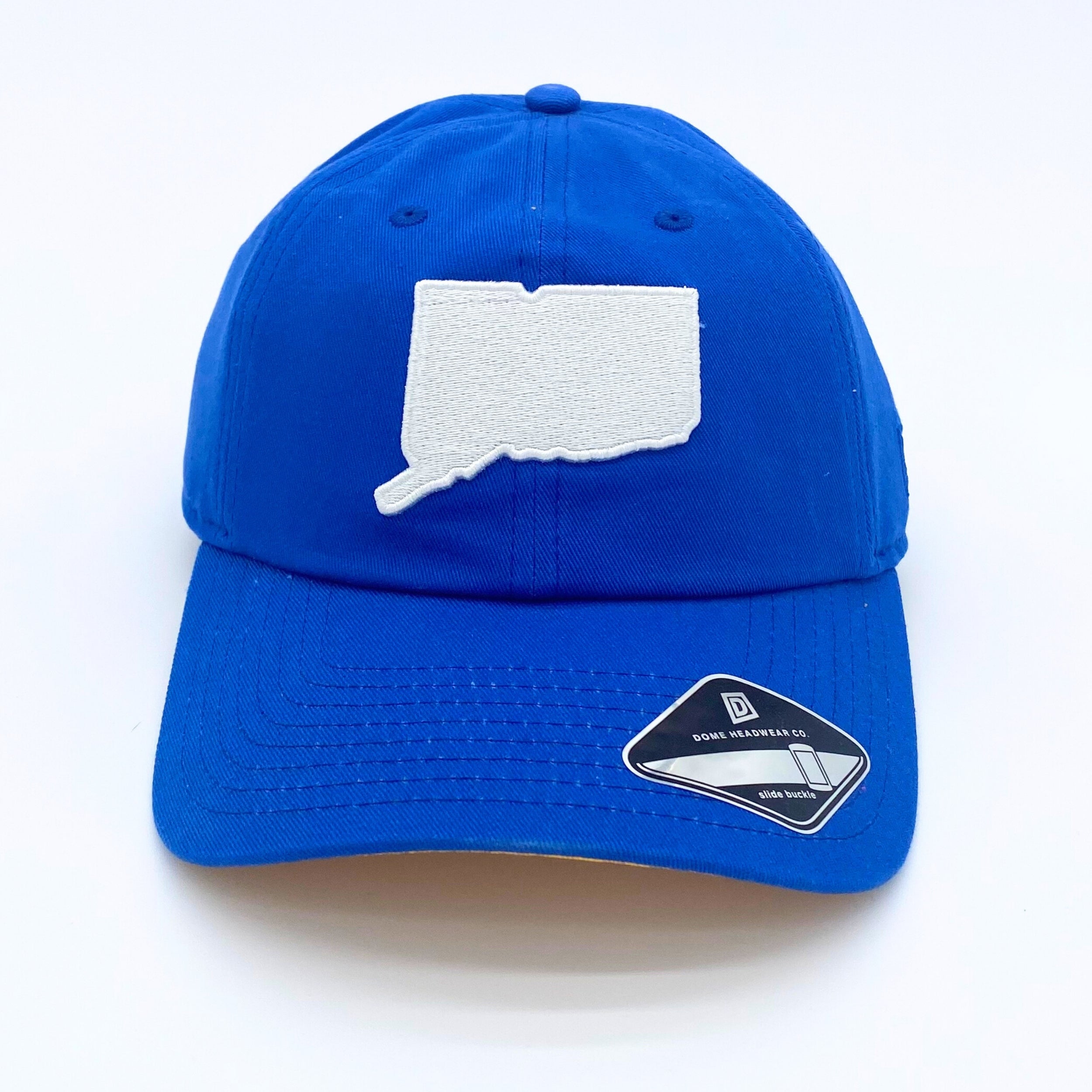 CT State Dad Hat (Royal/White)
