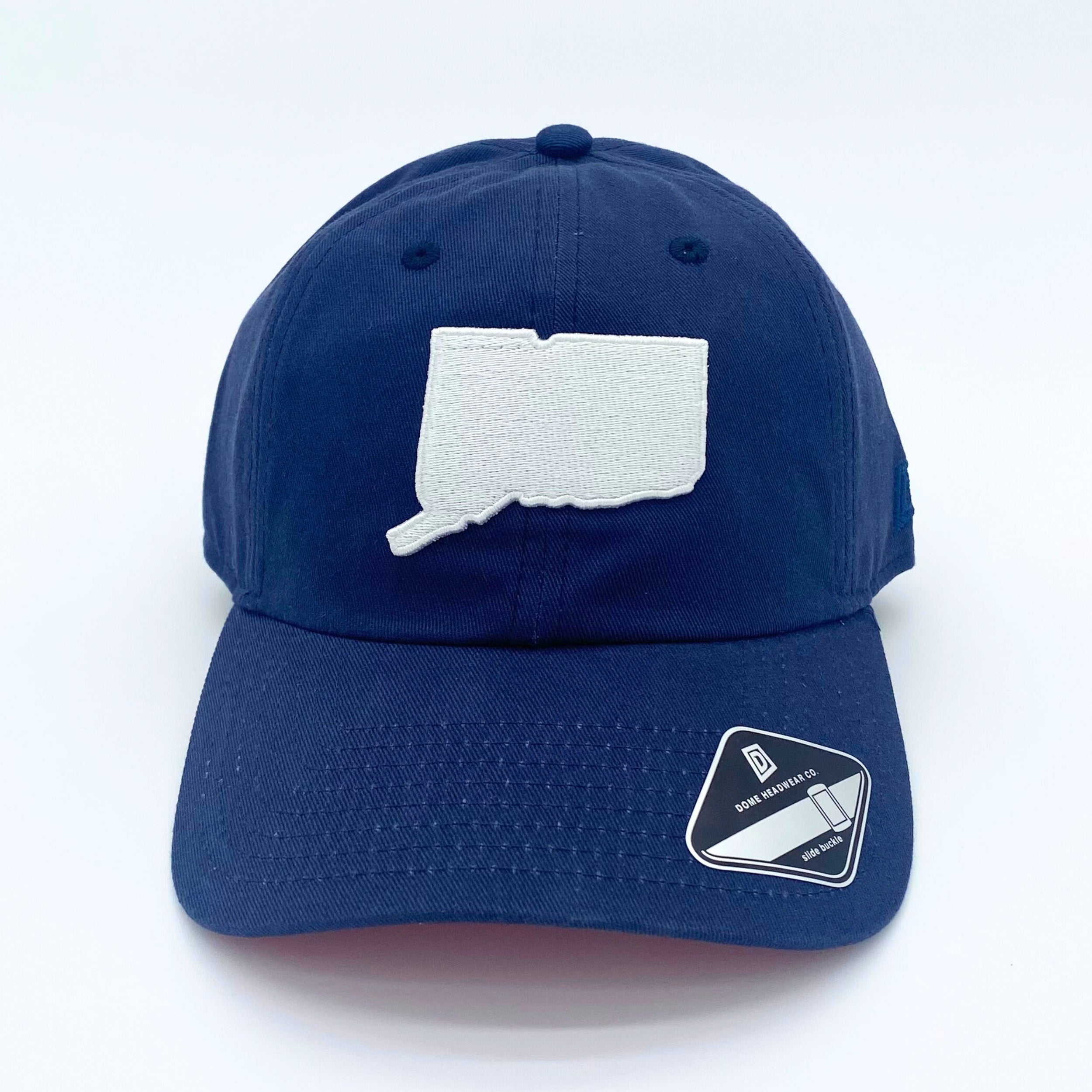CT State Dad Hat (Navy/White)