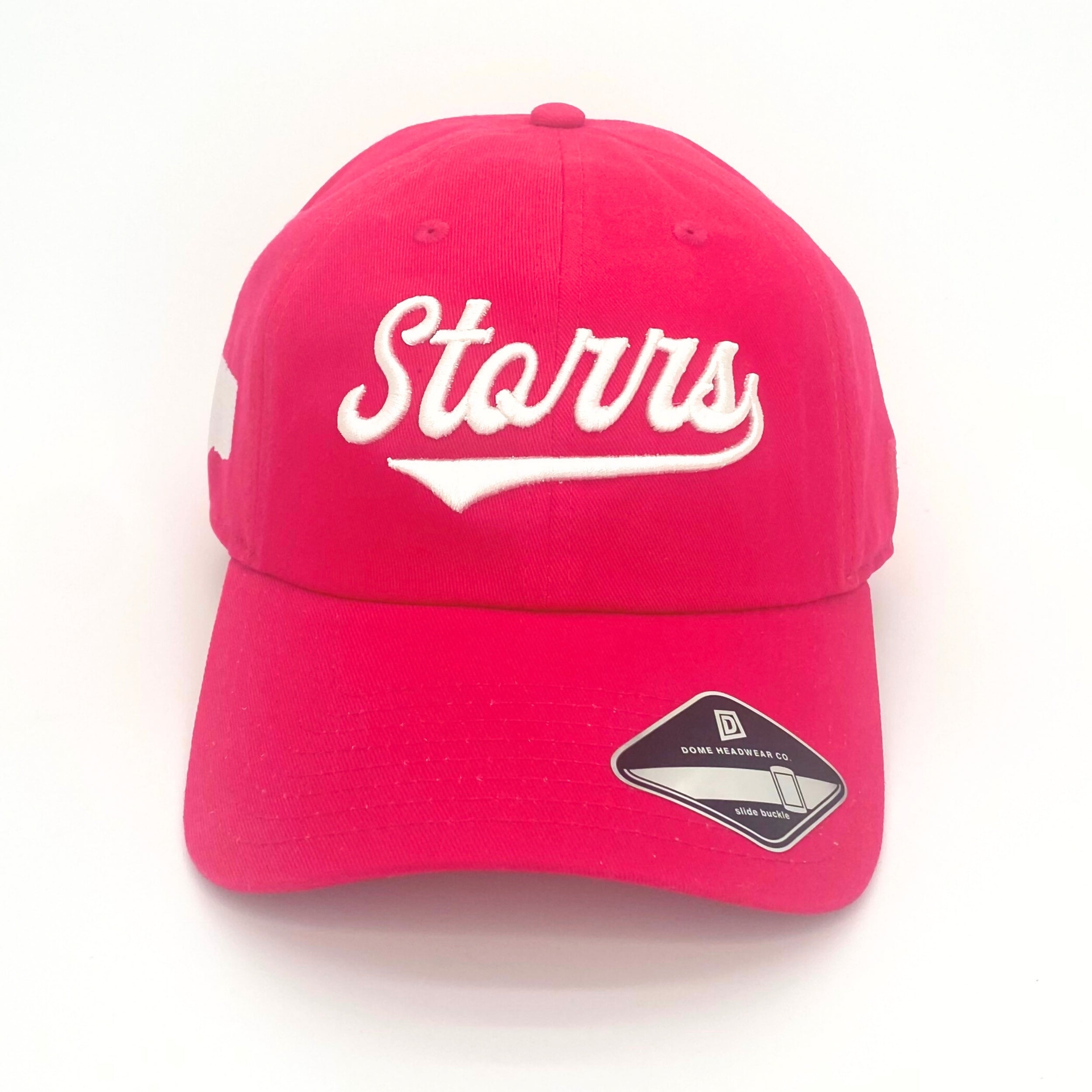 Storrs Script Dad Hat (Pink/White)