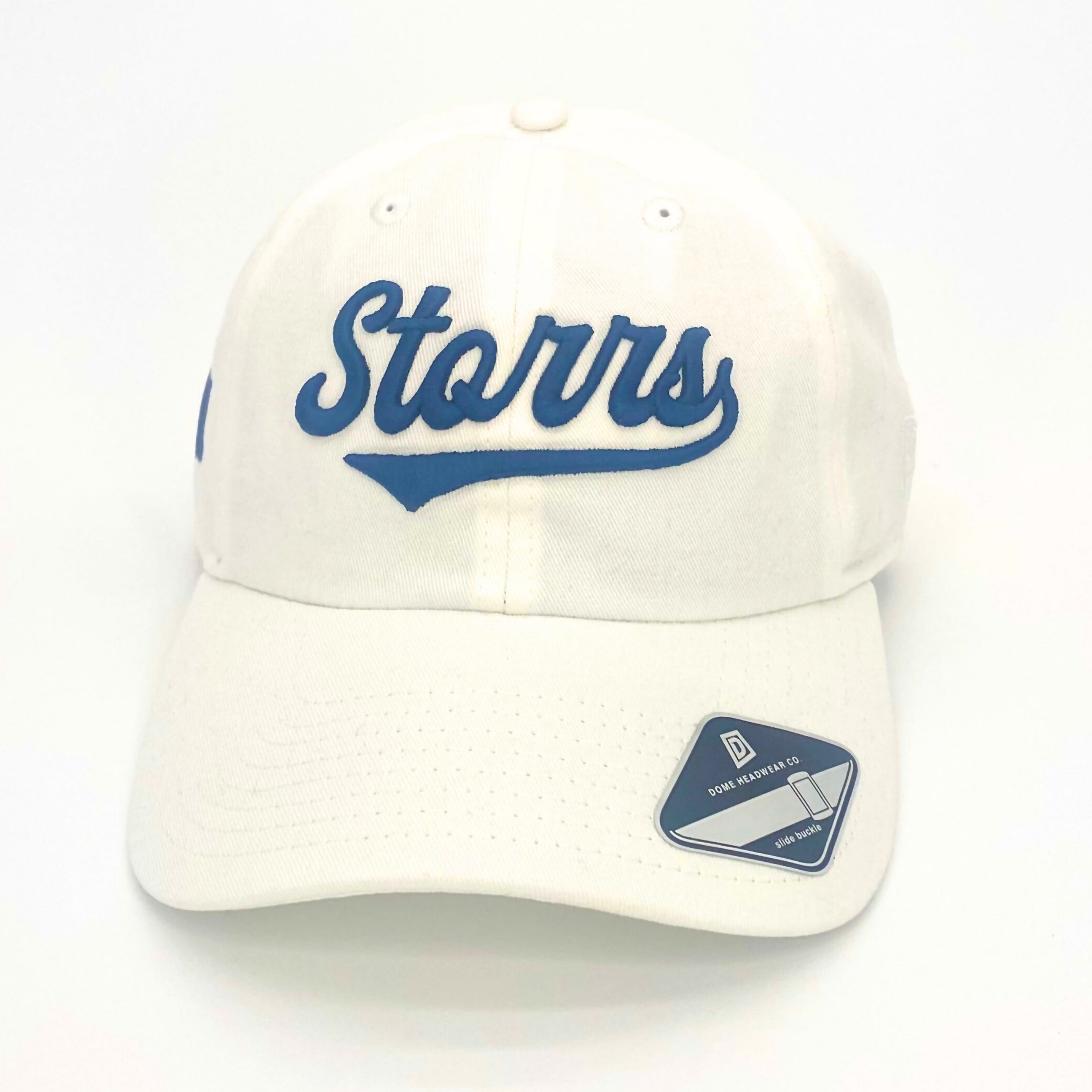 Storrs Script Dad Hat (White/Navy)