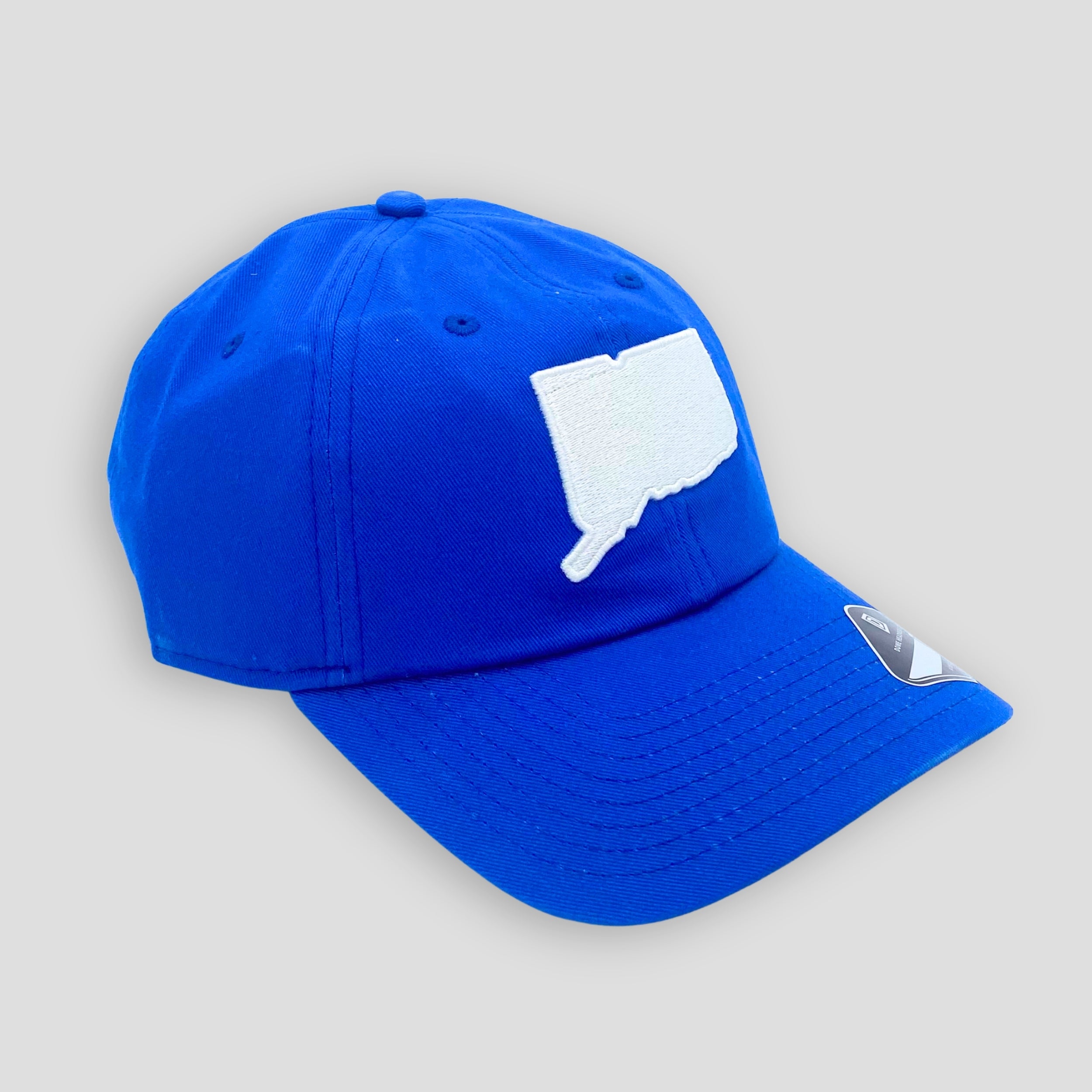 CT State Dad Hat (Royal/White)